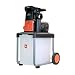 Yard Force 2800W Silent Gartenhäcksler mit Umkehrfunktion, 60L Auffangbox, 45mm Schnittdurchmesser, Große Hinterräder