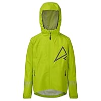 Altura Kinder-Fahrradjacke, wasserdicht, reflektierend, Limettengrün – Alter 11–12 Jahre