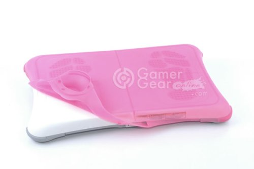 Wii Fit Cover - Pink Fit Guard Grip - Wii Fit Sleeve designed for the Nintendo Wii Fit Balance Board - 100% Silicone - Awesome Wii Fit Skin