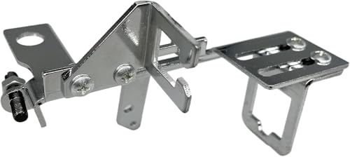 24283 Throttle Cable Bracket Kit Chrome Steel Carburetor Linkage Bracket Fits for SBC BBC Holley