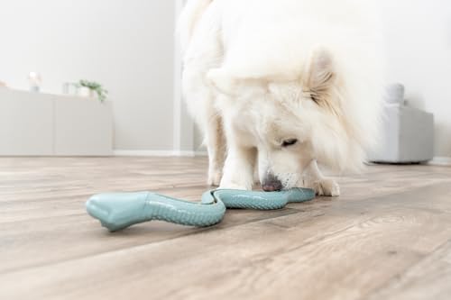TRIXIE Hundespielzeug Snack-Snake, Futterspielzeug – 42 cm, grün