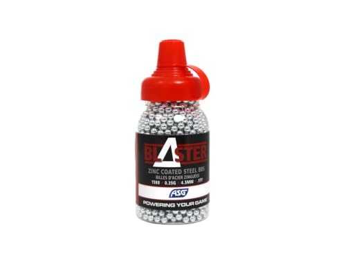 ASG Blaster .177 Caliber /4.5mm Zinc-Coated BBS for BB Guns - 1 500ct