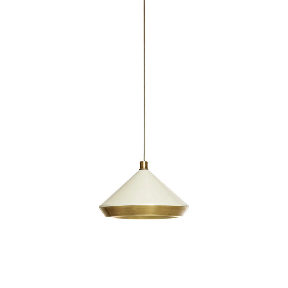 Lámpara colgante blanca de metal tipo macaron nórdico para techo de dormitorio