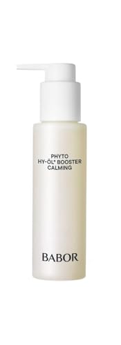 BABOR CLEANSING Aceite Phyto Hy Booster Calming para pieles sensibles, limpiador facial para aplicación con aceite Hy, con flor de tilo, fórmula vegana, Phytoactive Sensitive, 1 x 100 ml