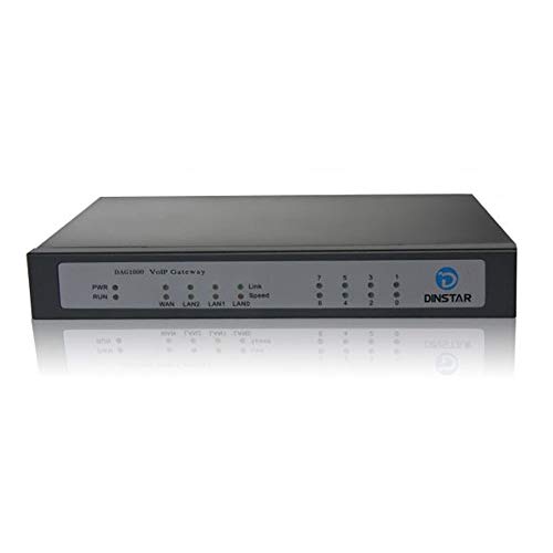 Dinstar DAG1000-8S FXS Analog VoIP Gateway Versatile Simple Operation