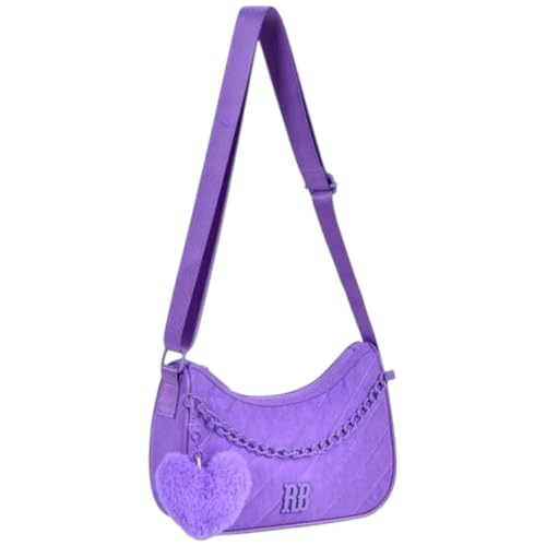 Bolsa Tiracolo Feminina Pequena Mini Bag Rebecca Bonbon Lilás