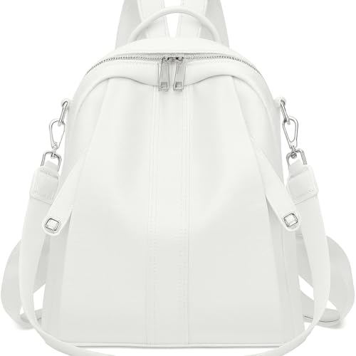 Image of Stylish Casual Medium Office Women Backpack, Travel Daily Use College Bag for Girl's, Note-Book Tuition Nurse Lightweight Backpack