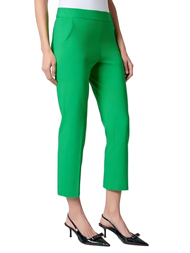 Kasper Women's Pull on Slash Pocket Straight Crop2