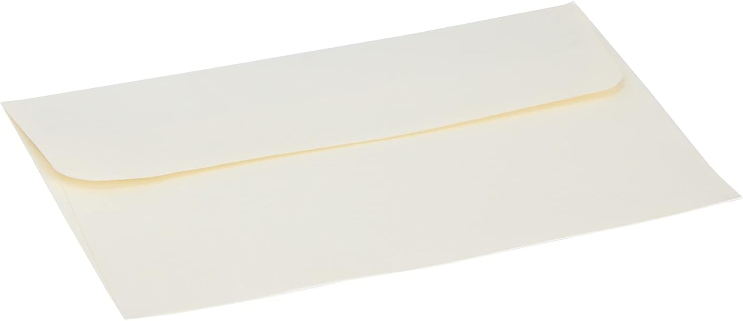 Best Paper Greetings Invitation Envelopes - 4.25 x 6.25 In, A6, Ivory, 50 Pack - Gold Lined, Peel & Seal Closure, Mail Envelopes for Weddings & Birthdays - Image 5