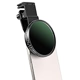 APEXEL Filtro Universale per Cellulare, Filtro Variabile ND2-ND400 da 67 mm, Adatto per iPhone 17/16/15... Samsung, Xiaomi e Altri Smartphone