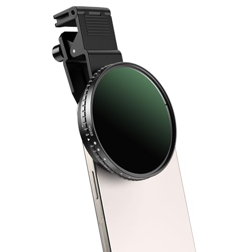 APEXEL Filtro Universale per Cellulare, Filtro Variabile ND2-ND400 da 67