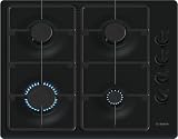 Bosch Series 2 PBP6B6K60 60cm Gas Hob with 4 Burners, Side Control