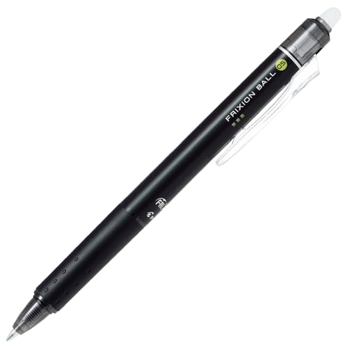 Pilot Frixion Ball Knock 05 Noir le stylo rechargeable à encre thermosensible
