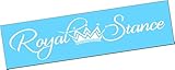 ROYAL STANCE Size 10'x3' Vinyl Decal Sticker Turbo Boost Lowered Low Stance Euro Static JDM Diesel Truck Car Drit Fast Race Anti Social Neck Breaker