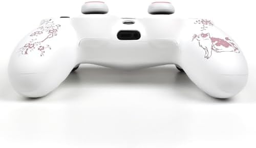 Cat Among Blossoming Branches Design Controller Skin Cover with 2 Thumb Grips Compatible with PS4/Playstation 4 Slim/Pro Controller - 3