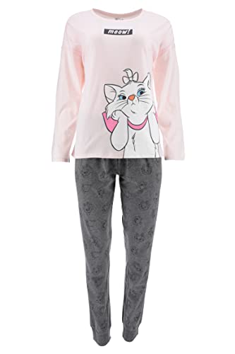 Disney Les Aristochats, Pyjama Long, Femme (Rose,L)