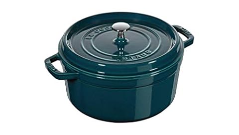STAUB Gusseisen Bräter/Cocotte, Rund 28 cm, 6,7 L, La Mer