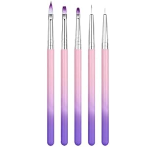 YOYEAH 5-teiliges Nagelpinsel Set Farbverlauf