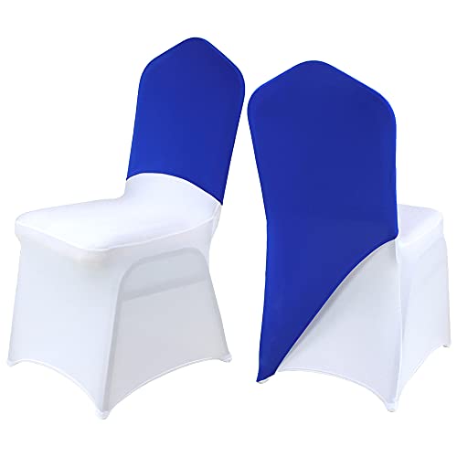 banquetbay Dark Blue Chair Cap Covers Sashes Bands/Hood Hat Dark Blue（10 pcs）