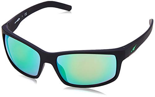 Arnette 0AN4202 447/3R 62 gafas de sol, Negro (Fuzzy Black/Lightgreenmirrorgreen), Unisex-Adulto