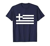 Griechenland Flagge Cooles Griechisch Ellada Flaggen T-Shirt