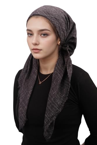 Pretied Head Scarf, Non-Slip Head Wraps for Women, Stylish Jewish Head Coverings, Scarf Headbands