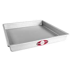 Fat Daddio’s Anodized Aluminum Square Cake Pan, 16 x 2 Inch