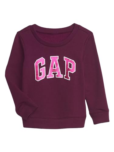 Image of GAP baby-girls Logo Crew Sweatshirt