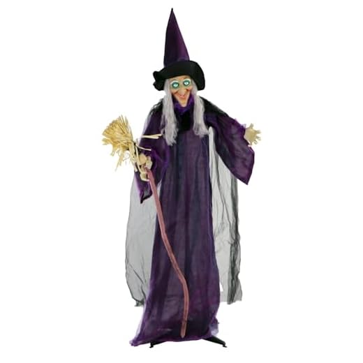 Scary Talking Witch Halloween Animatronic