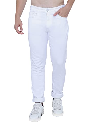 Image of Strechable Denim Regular Fit Mid Waist Light Weight Soft Feel Stretchable Denim Jeans Pant for Men