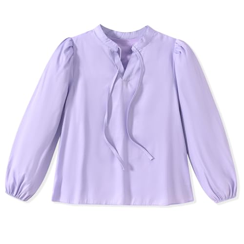 Little Girl Long Sleeve Casual Shirt for 6-12 Years