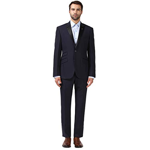 Image of Raymond Men's Peak Lapel Slim Fit Suit