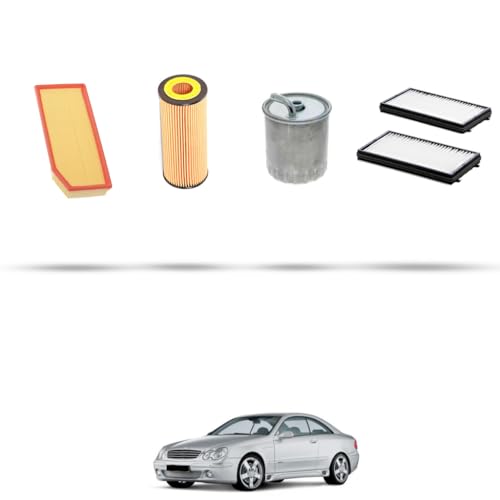 Questo Kit include : 1 filtro Aria, 1 filtro Olio, 1 filtro Carburante, 1 filtro Abitacolo