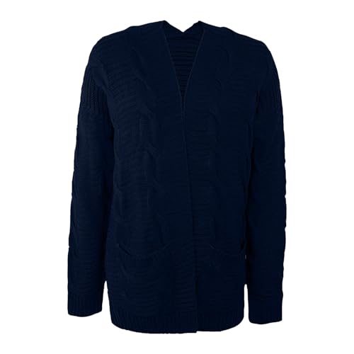 Cardigan Sweaters for Women Cable Knit Oversized Cardigans Aesthetic Open Front Chunky Cardigan Sweaters with Pockets2