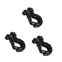 ibasenice 3 pcs Climbing Winch Tow Truck Decorative Black Tools for Alloy Car Rc Hook