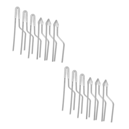 Balacoo 2sets Wood Burning Machine Replacement Tips Stippling Tip for Pyrography Wood Burners for Woodworking 6pcs*2