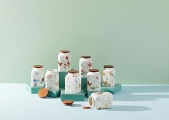 Lenox Butterfly Meadow Baking Spice Jars, Set of 4, 1.40 LB, Multi