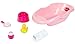 Theo Klein 1678 Vasca da bagno Baby Coralie con accessori per il bagno e la cura I Con una simpatica paperella di gomma I Giocattoli per bambini dai 3 anni in su