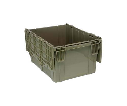 Quantum QDC2820-15 Plastic Storage Container with Attached Flip-Top Lid, 28-Inch