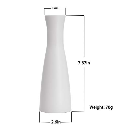 Tall Conic Composite Plastics Flower Vase, Small Bud Decorative Floral Vase Home Decor Centerpieces, Arranging Bouquets, Connected Tubes (Wide Caliber) - Image 3