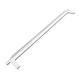 Kompatibel mit Beko CSA34023S ✧WESSPER® Leiste Schiene Halter Glasplatte vorne Kühlschrank/Gefrierschrank/Kühl-Gefrier-Kombination für Beko CSA34023S (Länge: 445mm, Hintere)