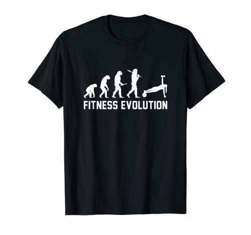 Evolución Gráfico Gimnasio Fitness Entrenamiento Entrenamiento con pesas Camiseta