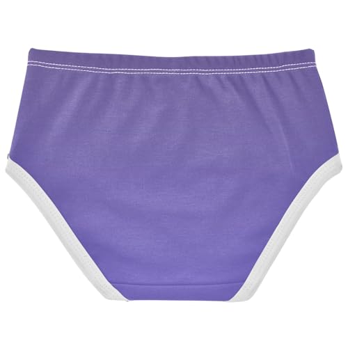 Joisal Violet Slate Blue Gradient Cute Panties Girl Toddler Girls Underwear Cotton Stylish Briefs Underpants 2t2
