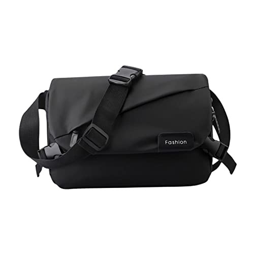 Image of Fashion My Day Crossbody Bag Fashion Adjustable Strap Men Shoulder Bag for Walking Black | Backpacks| Bags and Briefcases