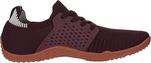 Image of WHITIN Women's Zero Drop Barefoot Trail Runner W63 | Lightweight & Breathable Knit Upper, High-Traction Rubber Outsole, Natural Stride, Versatile for Lifting, Hiking, Camping