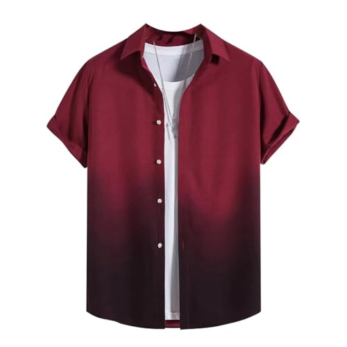 Chemise homme à motifs graphiques manches courtes légères