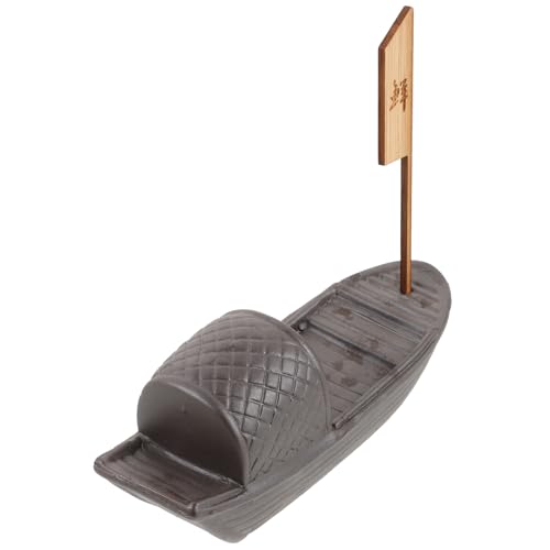 Plato japonés decorativo en forma de barco para sushi miniatura 1