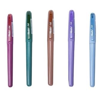 Montex Texta Gel Pen - Water Proof Gel Ink - Quick Dry - Pocket Size - Jumbo Refill - Pack of 10 pens - Blue Ink-image-21