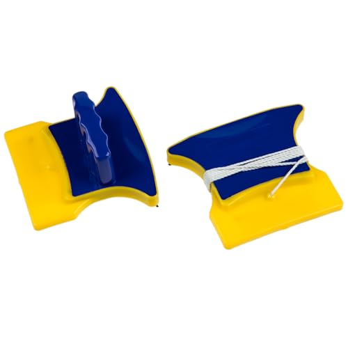 Limpia Cristales Magnético, con Doble Lateral para Ventanas de 15-24 mm, Profesional, Limpiacristales, Incluye 2 ajustadores de esponjas