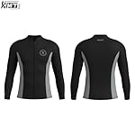 KMT Wetsuit Top Men, Mens Wetsuits Jackets 2.5mm Upgrade CR Neoprene Tops for Surfing Diving Snorkeling Kayaking Swimming - Image 4